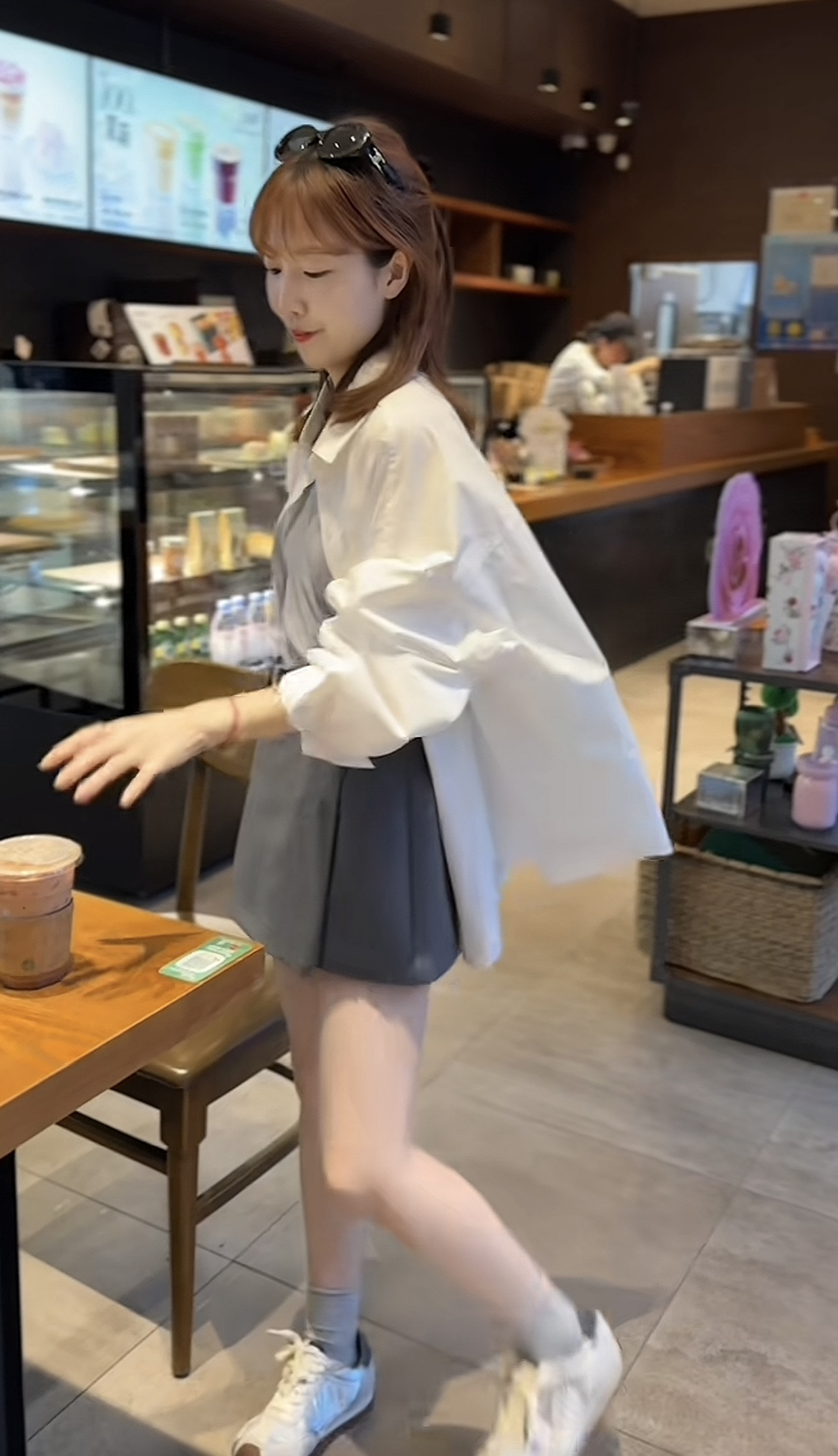 Korean Style Shirt Vest and Skirt Three-Piece Set for Women - Image 3