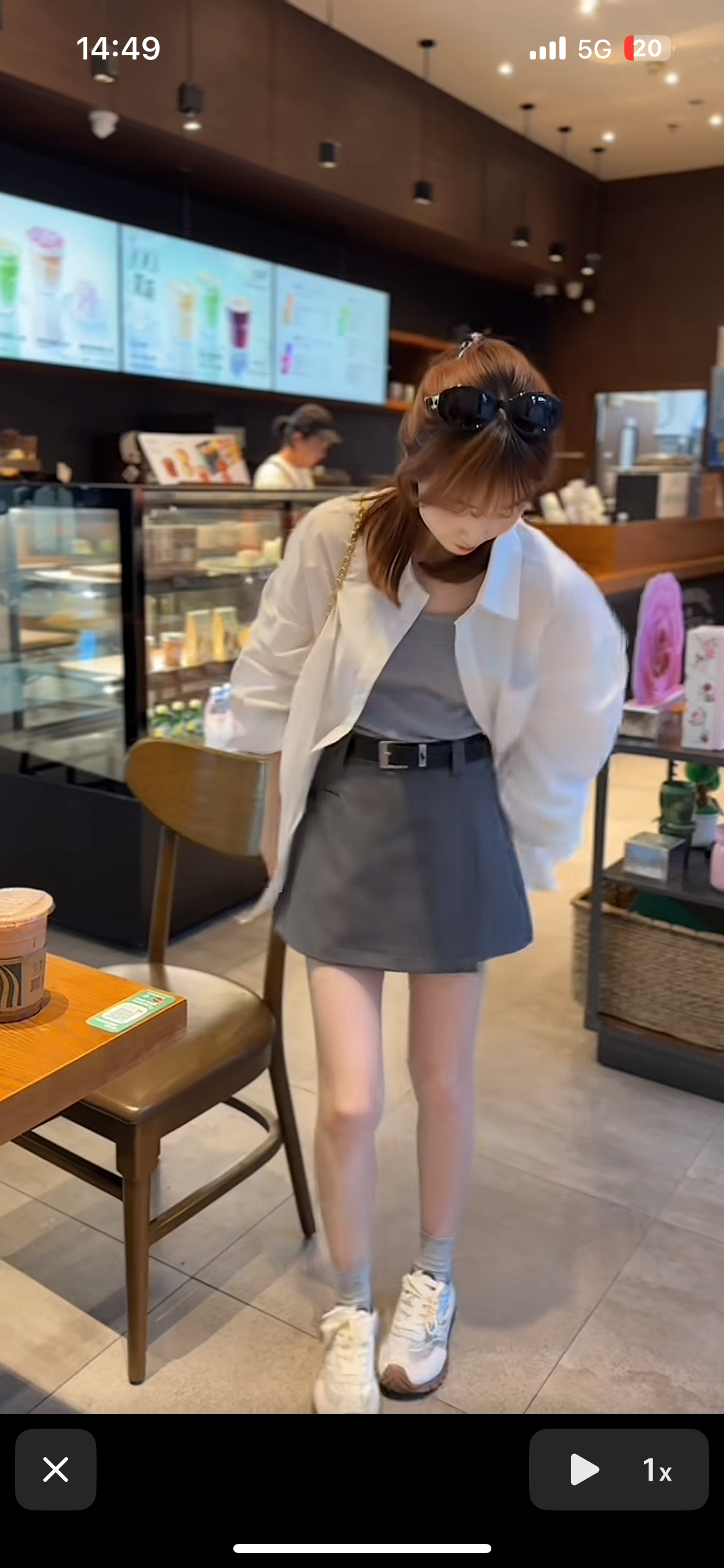 Korean Style Shirt Vest and Skirt Three-Piece Set for Women - Image 4